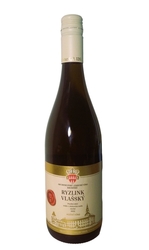 Ryzlink vlašský - 2022, suché, pozdní sběr, mešní víno, AZVK