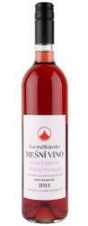 Saint Laurent/Modrý portugal 2024, polosuché, kabinetní, rosé, mešní víno, KNA 