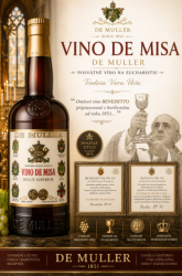 DE MULLER - Benedetto bílé likérové  mešní víno, Španělsko 1 l 