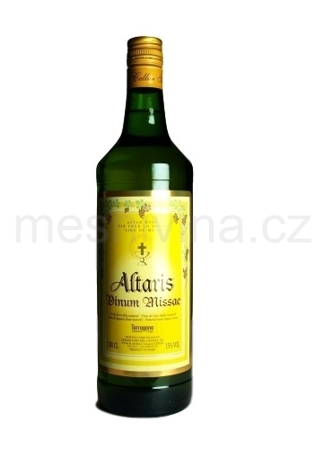 Altaris vinum missae, sladké, likérové mešní víno, Španělsko