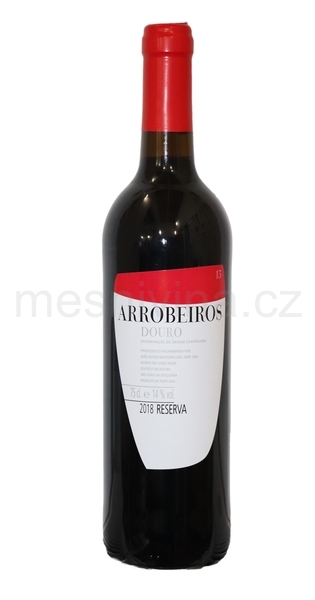 Arrobeiros reserva tinto 2018, suché, červené, mešní víno, Portugalsko